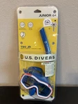 Mask & Snorkel Set Junior 6+ New In Package U.s. Divers Brand-tiki Jr Red Blue. Fixed Price $12.95.