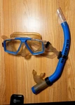Us Divers Cozumel Ii Mask And Snorkel - Blue M/l. Fixed Price $25.00.