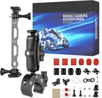 42 1 Motorcycle Mounting Bundle Kit, Action Camera Mix Color. Fixed Price $74.17.