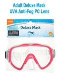 Swimgear Adult Deluxe Mask Uva Anti-fog Pc Lens Adj Head Strap Lightweight 7IN. Fixed Price $5.88.
