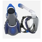 New Aqua Lung Adult Smart Snorkel/mask&quick Fin SET-SR2510410S-XS/SM 3.9-4.7. Fixed Price $48.50.