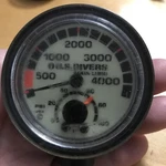 Us Divers, Aqua Lung 4000 Psi Spg Submersible Scuba Pressure Gauge - Untested. Fixed Price $15.99.