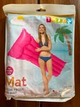 Air Mat Swim Float Neon Frost Pink 72IN 30IN Intex New!. Fixed Price $8.99.