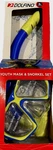 Dolfino Youth Mask And Snorkel 2-PIECE Set Children 6+ Blue/yellow New Box. Fixed Price $13.99.