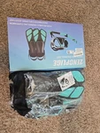 Zenoplige Snorkel Set Mask Fins S/m Black Brand New. Fixed Price $20.00.