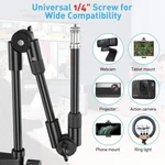 Kdd 25" Desk Mount Webcam Stand (universal 1/4" Adapter Fit). Fixed Price $24.50.