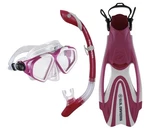Us Divers Cozumel Tx Ii Snorkel Set Pink/silver Large &. Fixed Price $64.99.