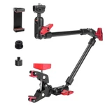 Jebutu 22" Magic Arm W Clamp Mount, Overhead Desk Phone 22IN-RB, Red-black. Fixed Price $44.99.