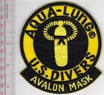 Scuba Diving Usa Divers Aqua-lung Avalon Mask Patch Los Angeles No Tariff. Fixed Price $9.99.