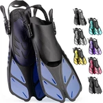 Capas Fins, Swim Travel Size Short Adjustable For Snorkeling Div.... Fixed Price $63.36.