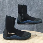 Oceanic Waterproof Boots Mens 6 Neoprene Diving Black Side Zip Round Toe. Fixed Price $39.99.