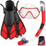 Zeeporte Mask Fin Set With Adult Snorkeling Gear, Panoramic View Divi.... Fixed Price $56.69.