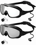 Swim Goggles 2 Pack Anti Fog Uv Wide View No Leak For Adults Kids. Fixed Price $12.99.