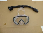 Nice Cressi Wide View Pano 3 Black And Clear Scuba Dive Mask Snorkel Set. Fixed Price $49.99.