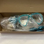 Snorkel Set Dcyso Adjustable Diving Mask For Adults And Teal Blue New. Fixed Price $6.00.