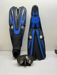 Mares Full Foot Volo Race Scuba Diving With Opb System Dive Size 8 9. Fixed Price $89.00.
