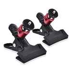 Utebit Tripod Camera Clip Clamp With 360 Degree Swivel 2 Pack, Black & Red. Fixed Price $21.72.