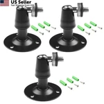 Camera Bracket Mount Pcs Security Wall 363.75 Cubic Centimeters, Black. Fixed Price $9.38.