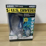 Us Divers Airgo Full Face Snorkel Mask - Adult Xs/sm Easy Breathe System. Fixed Price $19.99.