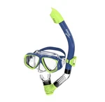 Speedo Junior Reefscout Mask & Snorkel Set Blue/green: Ages 6-14. Fixed Price $14.00.