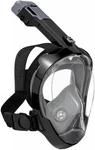 Seaview 180 Sport Full Face Snorkel Mask Anti Fog Sz Small/med -black/grey. Fixed Price $26.95.