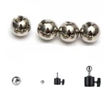 Vizgiz Pack 17MM Ball Head With 1/4 Inch Threaded Screw Socket Silver. Fixed Price $14.44.