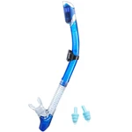 Supertrip Dry Snorkel Adult, Scuba Diving With Splash Guard And Top Blue. Fixed Price $20.11.