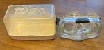 Tusa Imprex 3D Hyperdry Purge Snorkeling Mask Black Clear Plastic Scuba Diving. Fixed Price $49.95.