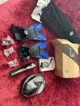 Cozia Design Ocean View Snorkel Set 180* Mask Adjustable Fins Mesh Bag L/xl Blac. Fixed Price $30.00.