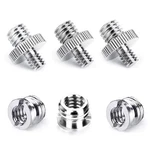 Niewalda Inch To Tripod Adapter 1/4-3/8THREADED Screws, Silver. Fixed Price $8.96.