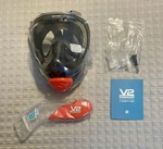 Wildhorn Outfitters Seaview 180 V2 Full Face Snorkel Mask, Adult Medium -new. Fixed Price $25.00.