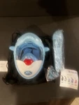 Ezire Full Face Mask Snorkel Blue Dolphin 180HD View Anti Fog/leak. Fixed Price $14.99.