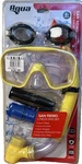 5 Piece Dive Set Aqua Mask Snorkel Goggles Case Mesh Bag Yellow Youth Kids New. Fixed Price $28.99.