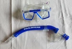 Divers Cozumel Pro Scuba Diving Mask M/l & Snorkel "used Once". Fixed Price $55.00.