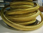 3/8" Brass Braided Oil Hose By Foot Tank Line Chopper Bobber Harley Bag XS650 Hd. Fixed Price $10012.26.