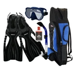 Premium Snorkeling Frameless Mask Dry Fins Backpack Dive Gear Gift Set. Fixed Price $89.95.