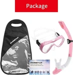 Dry Snorkel Set Adult Tempered Glass Goggles Anti Fog Single Lens Swim Scuba. Fixed Price $19.95.