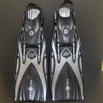 Aqua Lung Sling Shot Black/gray Deep Ocean Swimming Scuba Diver Fins X-large Gc. Fixed Price $71.41.