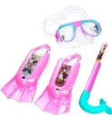 Disney Junior Minnie Mouse Snorkeling Swim Set Incl. Goggles, & Flippers. Fixed Price $8.99.