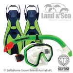 Land & Sea Sports Porpoise Junior Snorkel Set (lime). Fixed Price $75.21.