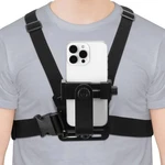 Mobile Phone Chest Mount Harness Strap Holder Cell Clip Action Black. Fixed Price $14.76.
