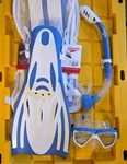 Speedo Dive Set (fins, Mask And Snorkel) Adult L/xl With Carry Case. Fixed Price $18.04.