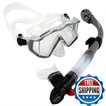 Promate Snorkeling Scuba Dive Side-view Edgeless Purge Mask Dry 9990. Fixed Price $100.78.