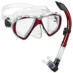 Phantom Aquatics Velocity Scuba Snorkeling Mask Set Red Paqvmsc-rd-pp. Fixed Price $66.93.