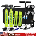 Dedepu Mini Scuba Diving Kit Oxygen Tank Hand Pump Equipment Underwater Glasses. Fixed Price $129.99.