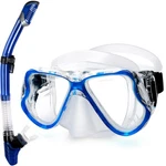 Greatever Dry Snorkel Set,panoramic Wide View Anti-fog Scuba Large, Blue. Fixed Price $55.68.
