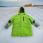 Atlas Ocean Voyages Parka Jacket Mens Sz Xl Neon Green Hood & Removable Vest. Fixed Price $119.88.