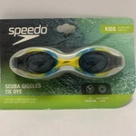 Speedo Kids Scuba Giggles Tie Dye Goggle Blue Uva Uvb Fit No Latex Age 3-8. Fixed Price $18.99.