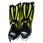 Tusa Solla Fins Small + Freedom One Dive Mask & Snorkel Set Yellow/black. Fixed Price $99.00.