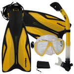 Promate Deluxe Snorkeling Diving Gear Combo Set Mask Goggles Flippers. Fixed Price $69.95.